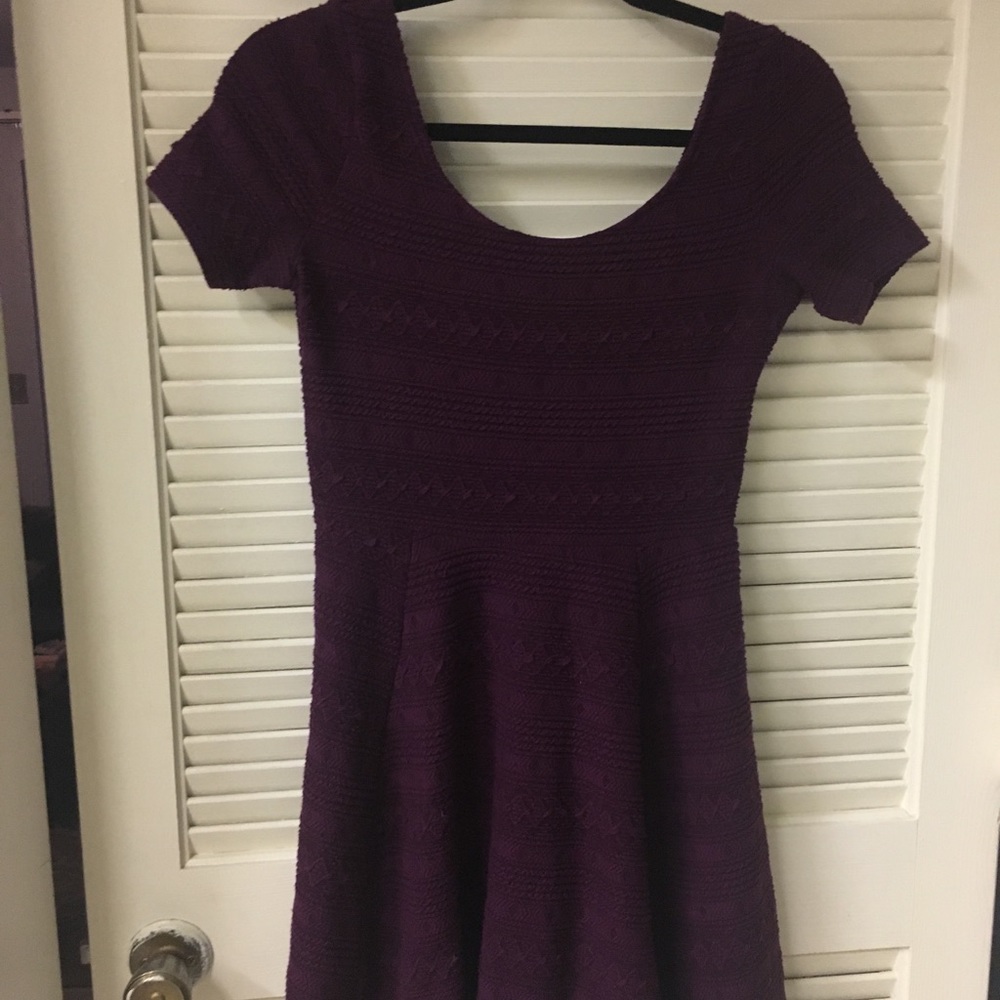 Purple Skater Dress